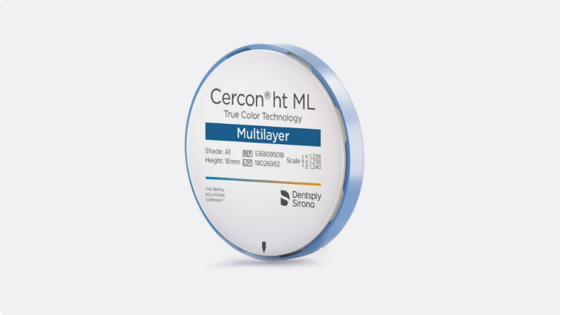 Cercon ht ML: Dental Zirconia | Dentsply Sirona USA